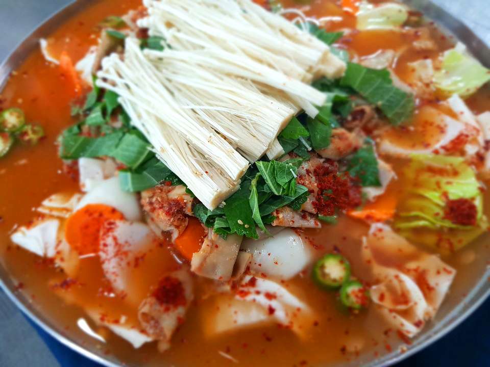 송탄참작부대찌개