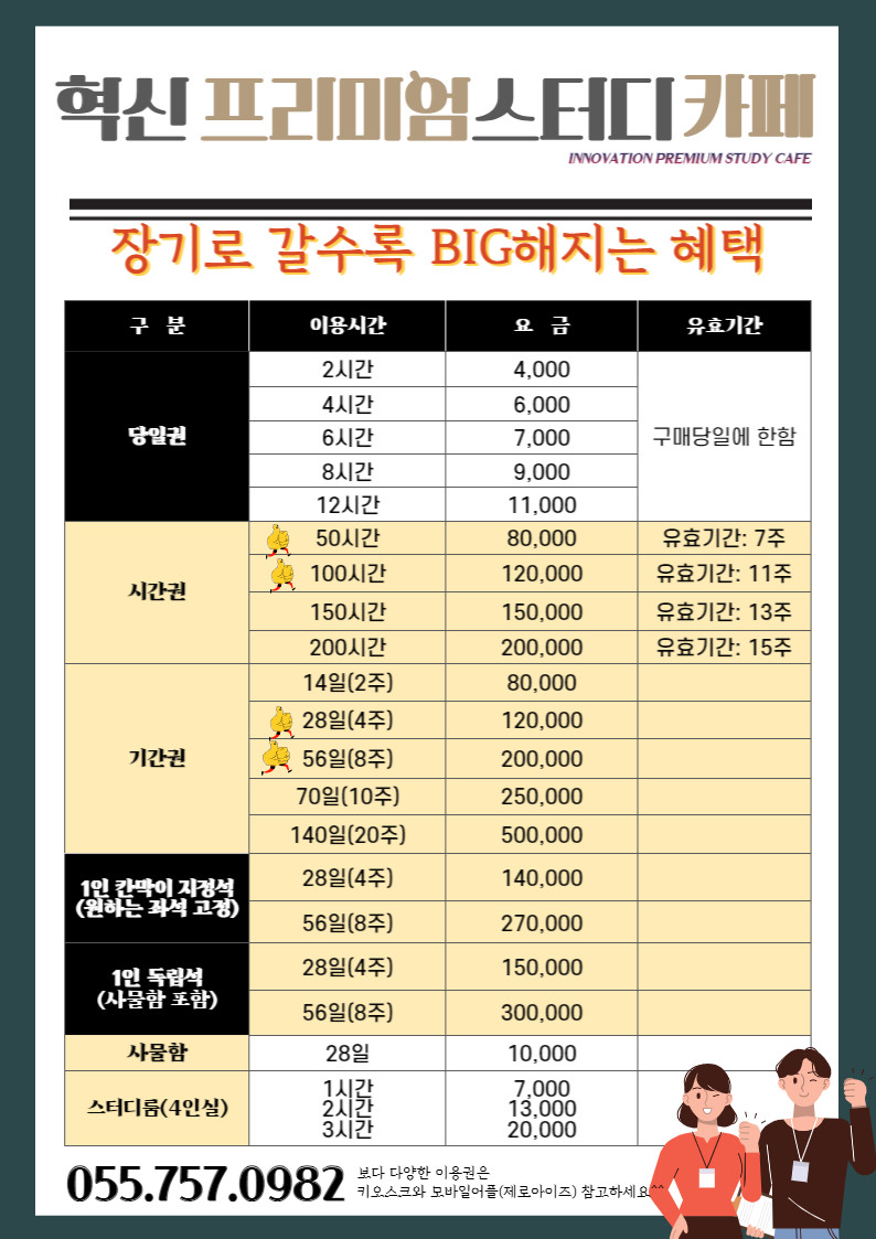 혁신프리미엄스터디카페