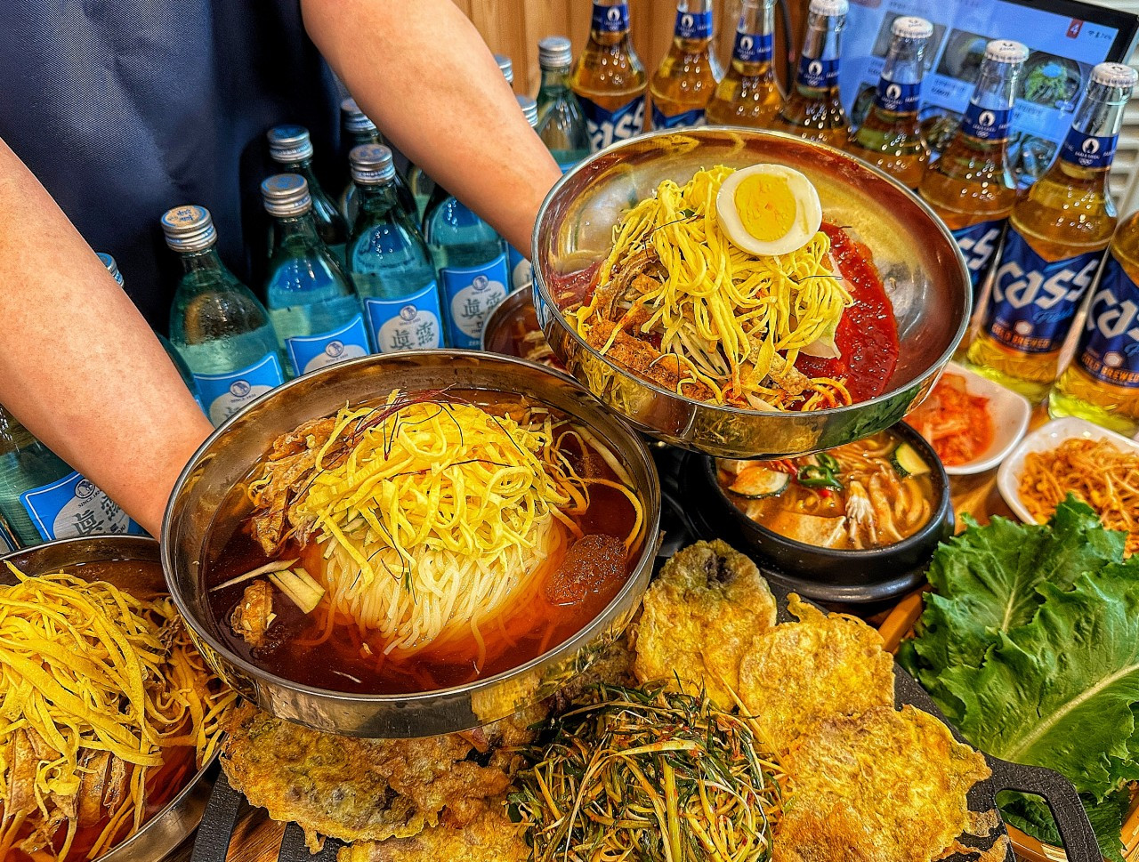 진주밀면한판삼겹살