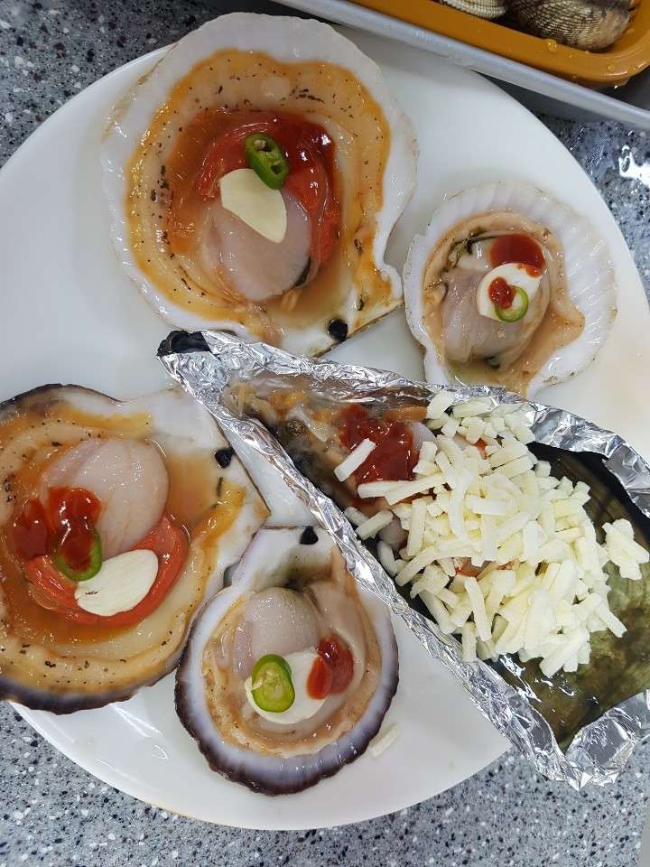동막조개어시장