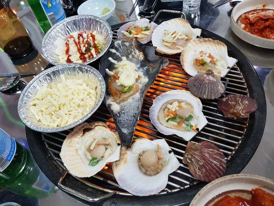 동막조개어시장