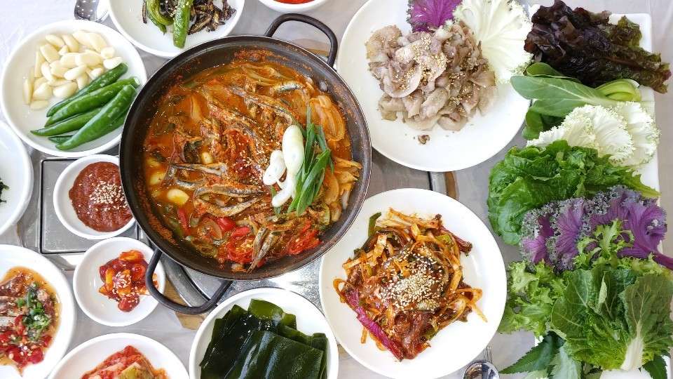남해섬쌈밥